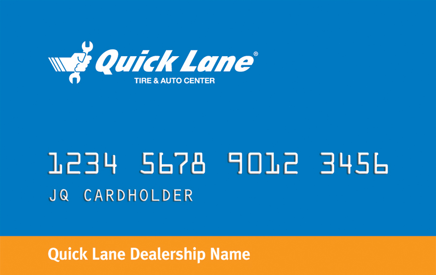 Quick Lane Credit Card Porter