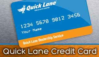 Porter Quick Lane Credit Card